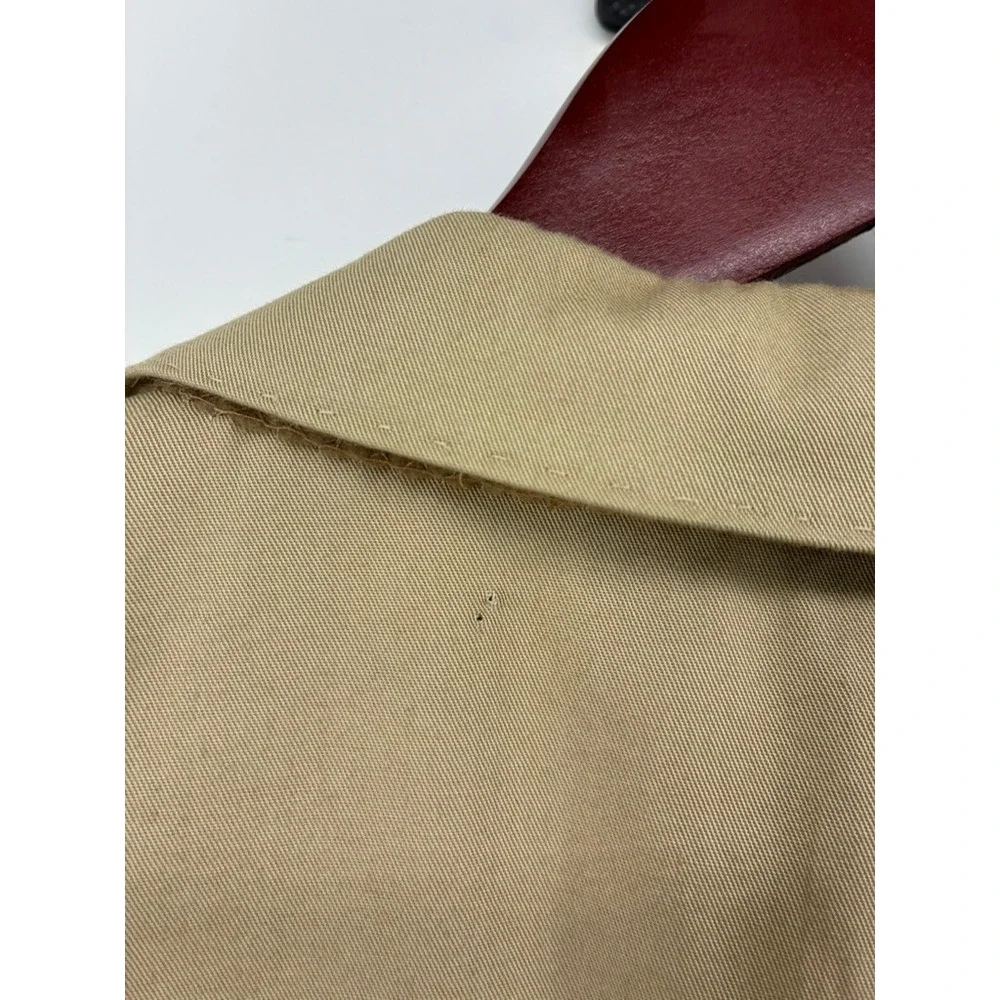 J Crew Crosby Blazer 46L Tan Khaki Cotton Sport Coat Bemberg Lined Jacket